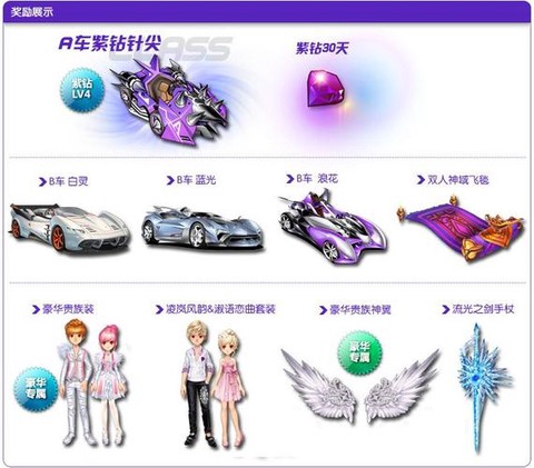 qq飞车都有什么钻[图1]