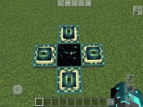 我的世界手机版末影门怎么做